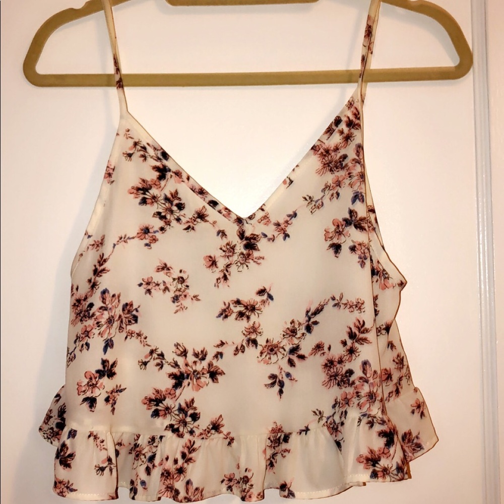 summer floral tank